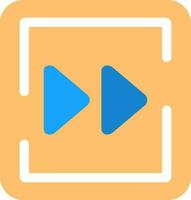 Fast Forward Vector Icon Design