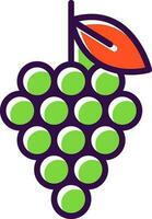 Grape Vector Icon Design