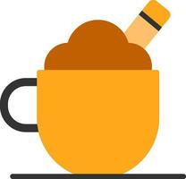 diseño de icono de vector de capuchino