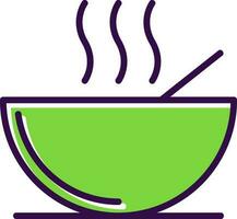 Bowl Vector Icon Design