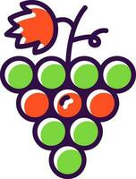 Grapes Vector Icon Design