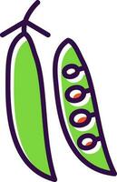 Peas Vector Icon Design