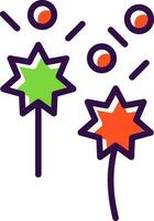 Firework  Vector Icon Design