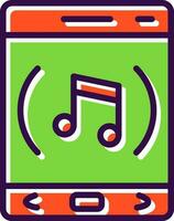 Music App  Vector Icon Design