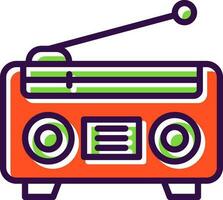 Radio  Vector Icon Design