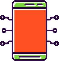 Mobile Technology  Vector Icon Design