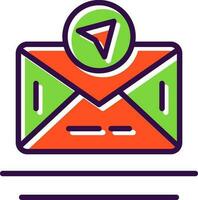 Send Mail  Vector Icon Design