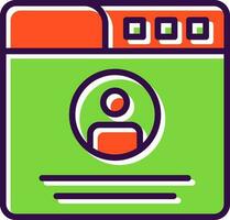 Profile  Vector Icon Design