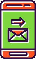 Send Mail  Vector Icon Design