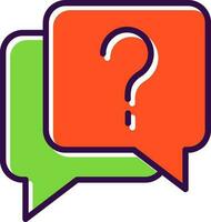 Question  Vector Icon Design