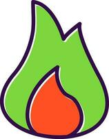 Flame  Vector Icon Design