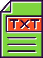 TXT vector icono diseño