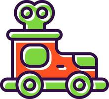 Car Toy  Vector Icon Design