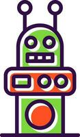 robot vector icono diseño