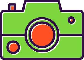 Photo Camera  Vector Icon Design