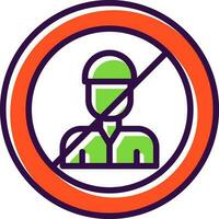 No Child Labor  Vector Icon Design