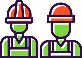 Workers  Vector Icon Design