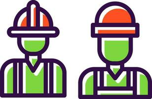 trabajadores vector icono diseño