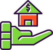 Mortgage Vector Icon Design