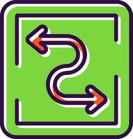 Zigzag Vector Icon Design