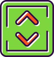 Up And Down Arrow Vector Icon Design