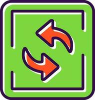 Rotate Arrow Vector Icon Design