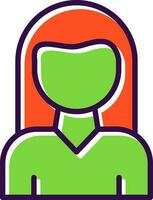 Female Vector Icon Design