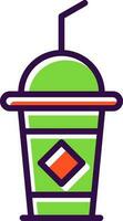 diseño de icono de vector de café helado