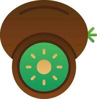 diseño de icono de vector de kiwi