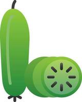 Cucumber Vector Icon Design