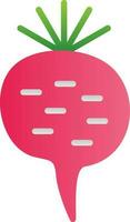 Radish Vector Icon Design