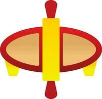 Rolling Pin Vector Icon Design