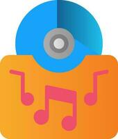 música álbum vector icono diseño