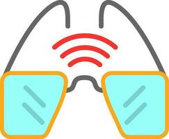 Smart Glasses  Vector Icon Design