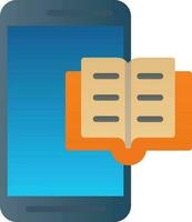 Reading Book  Vector Icon Design