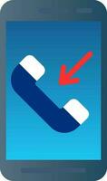 Incoming Call  Vector Icon Design