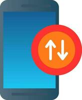 Mobile Data  Vector Icon Design