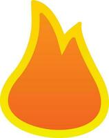 Flame  Vector Icon Design