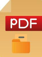 pdf vector icono diseño