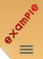 Example  Vector Icon Design