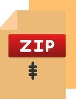 Zip  Vector Icon Design