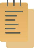 Notepad  Vector Icon Design