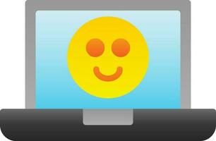 Happy Face  Vector Icon Design