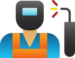 Welder  Vector Icon Design