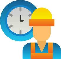 Working Hours  Vector Icon Design