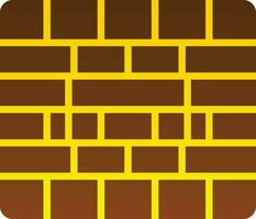 Brickwall  Vector Icon Design