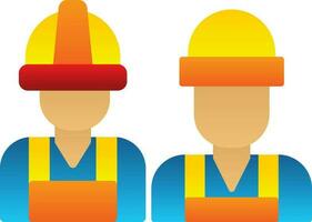 Workers  Vector Icon Design