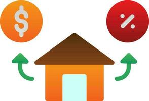 Mortgage Vector Icon Design