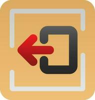 Logout Vector Icon Design