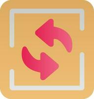 Rotate Arrow Vector Icon Design